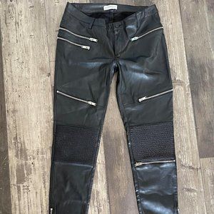 Zara Leather Pants, Like New, rock & roll vibes, blogger vibes, great w sweaters